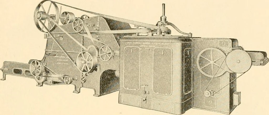 An illustration from Standard cotton mill practice and equipment, with classified buyer's index, 1918, leaf 190