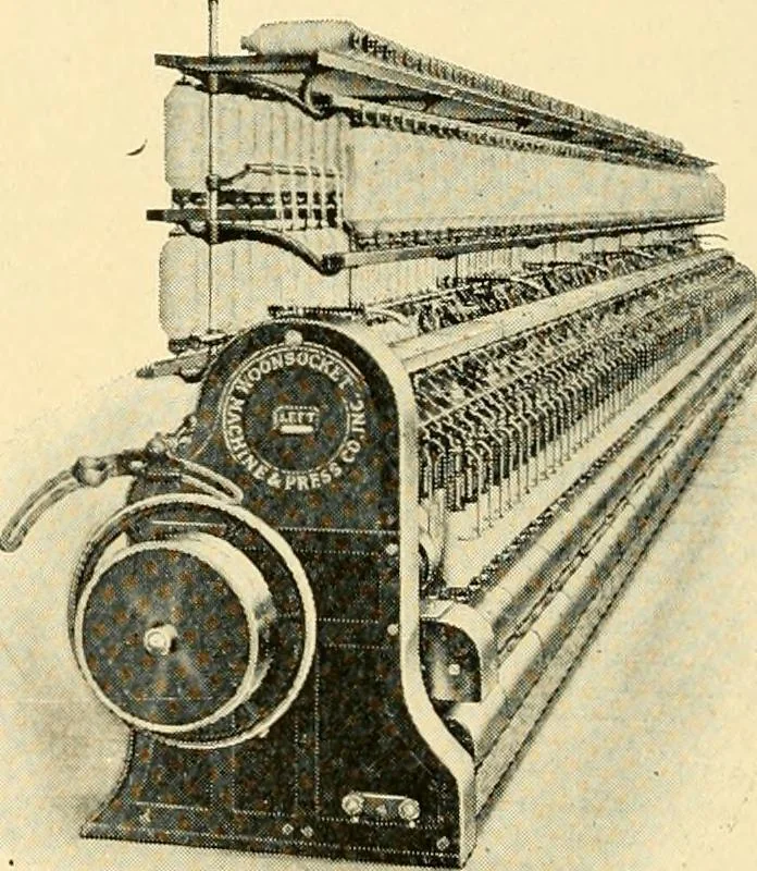 An illustration from Standard cotton mill practice and equipment, with classified buyer's index, 1918, leaf 191