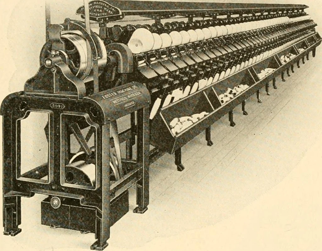 An illustration from Standard cotton mill practice and equipment, with classified buyer's index, 1918, leaf 206
