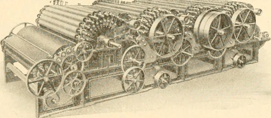 An illustration from Standard cotton mill practice and equipment, with classified buyer's index, 1918, leaf 224