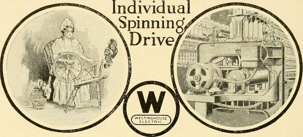 An illustration from Standard cotton mill practice and equipment, with classified buyer's index, 1918, leaf 261