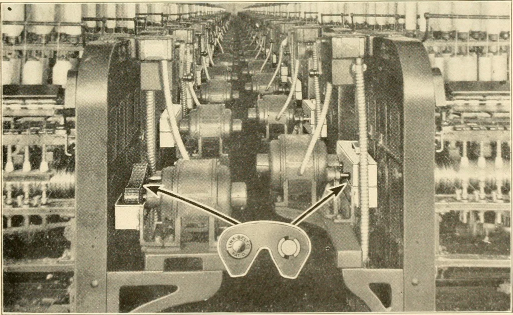 An illustration from Standard cotton mill practice and equipment, with classified buyer's index, 1918, leaf 262