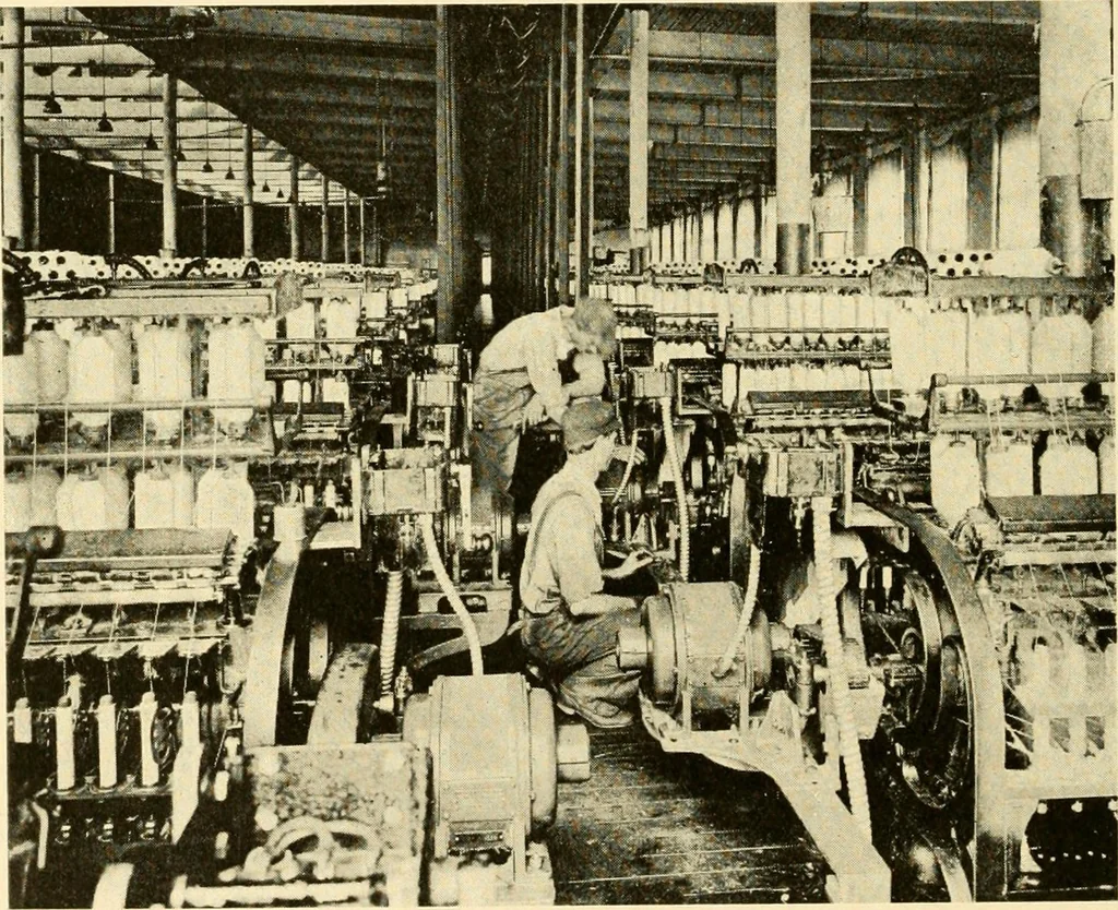 An illustration from Standard cotton mill practice and equipment, with classified buyer's index, 1918, leaf 263