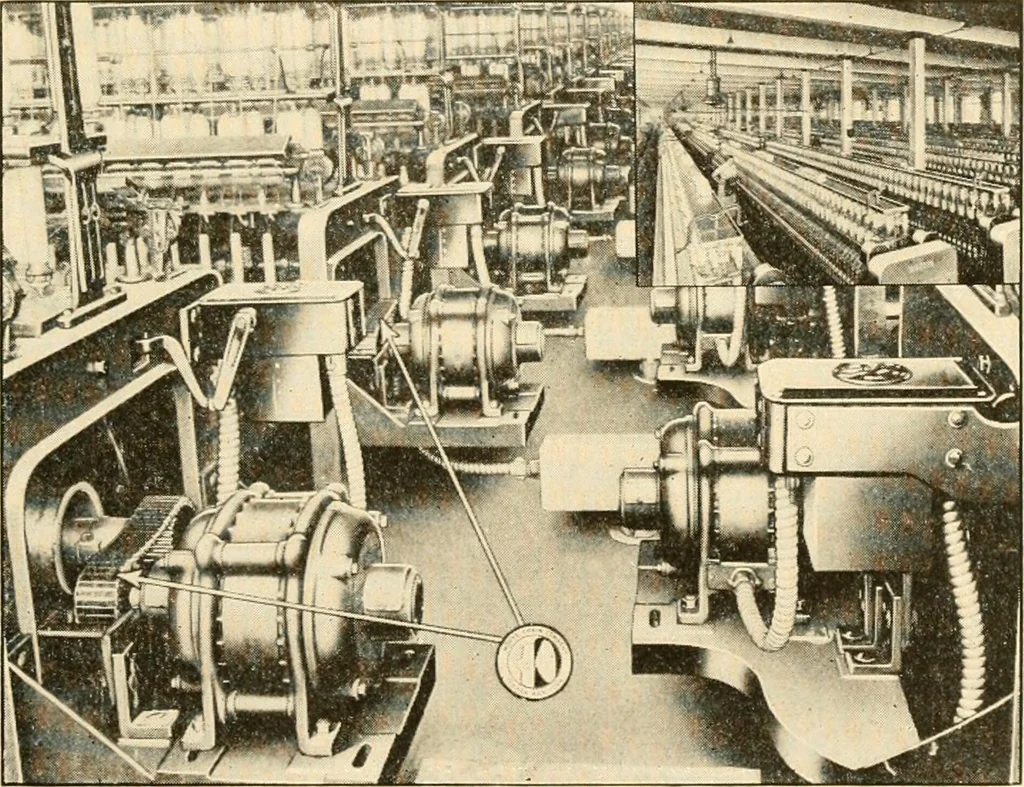 An illustration from Standard cotton mill practice and equipment, with classified buyer's index, 1918, leaf 264