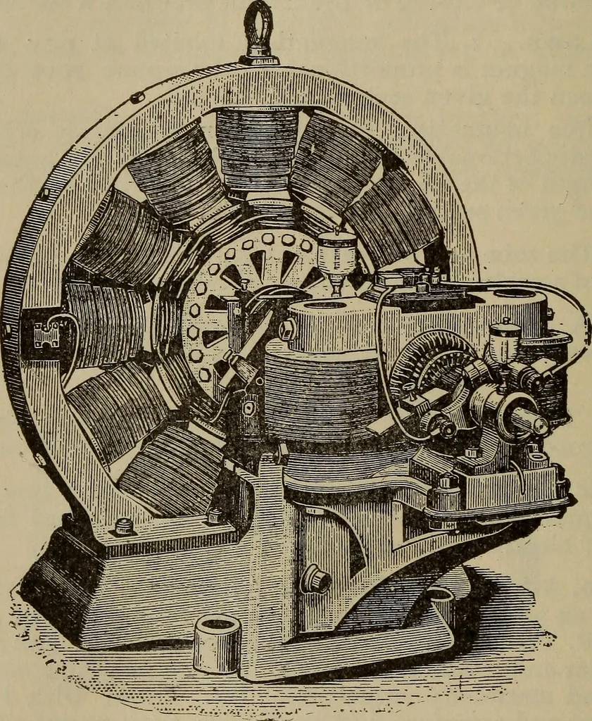 An illustration from The standard electrical dictionary; a popular dictionary of words, terms, and phrases, used in the practice of electrical engineering, 1897, leaf 199