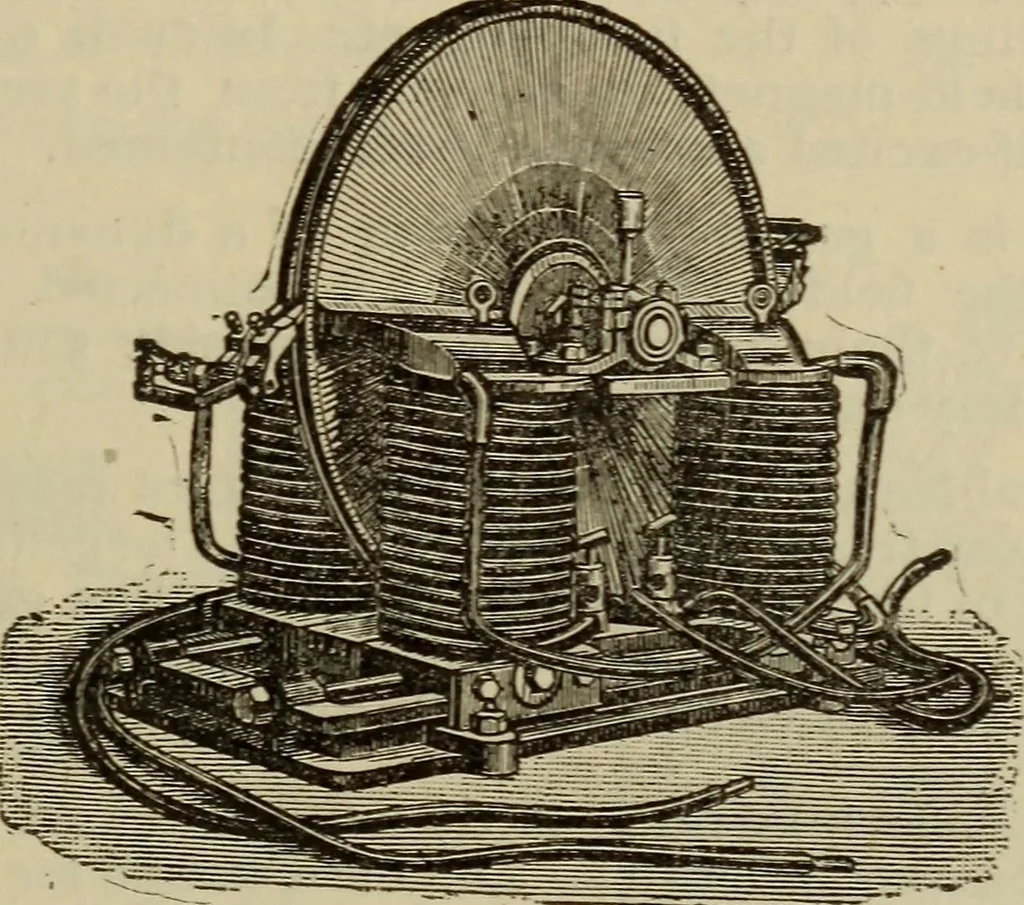 An illustration from The standard electrical dictionary; a popular dictionary of words, terms, and phrases, used in the practice of electrical engineering, 1897, leaf 202