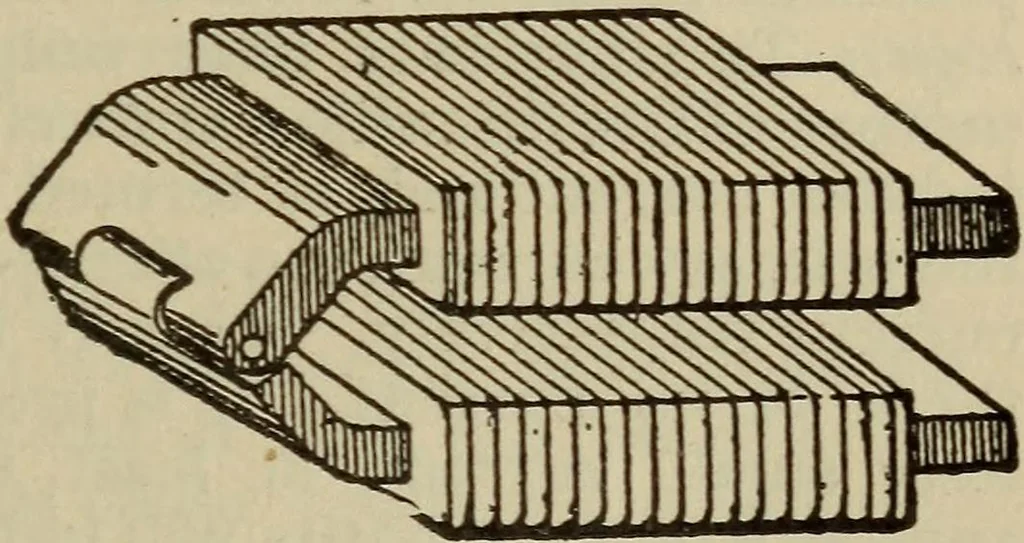 An illustration from The standard electrical dictionary; a popular dictionary of words, terms, and phrases, used in the practice of electrical engineering, 1897, leaf 222