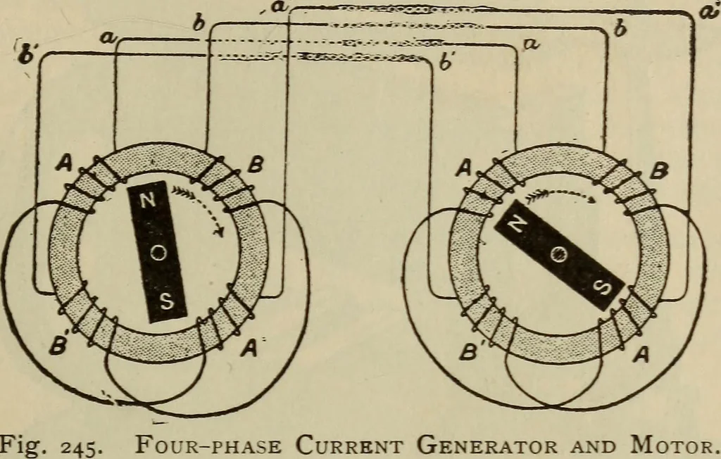 An illustration from The standard electrical dictionary; a popular dictionary of words, terms, and phrases, used in the practice of electrical engineering, 1897, leaf 390