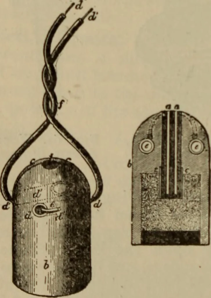 An illustration from The standard electrical dictionary; a popular dictionary of words, terms, and phrases, used in the practice of electrical engineering, 1897, leaf 87