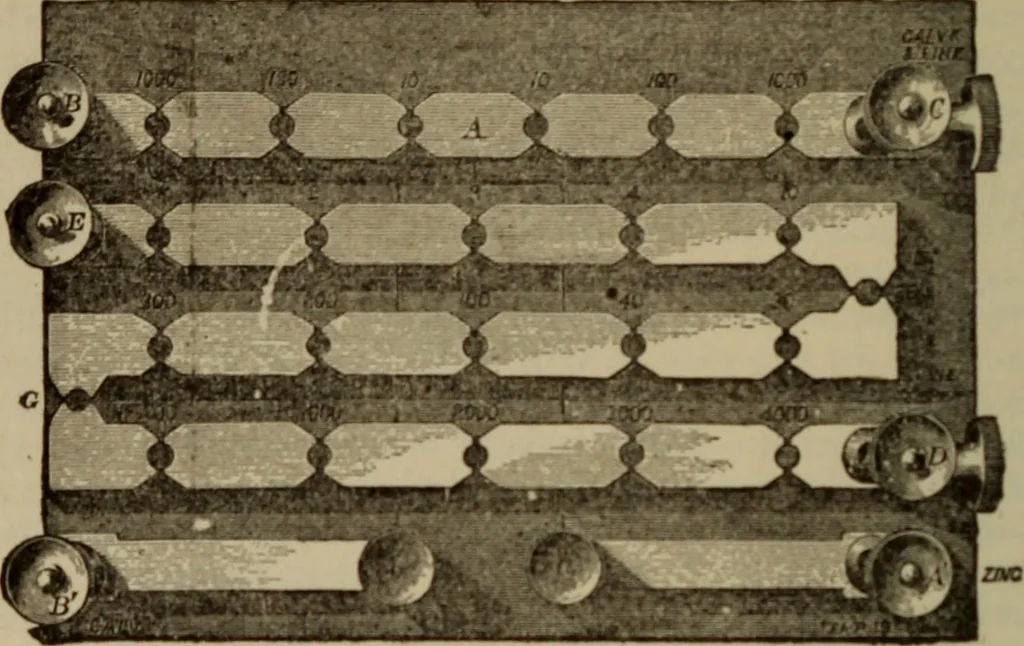 An illustration from The standard electrical dictionary; a popular dictionary of words, terms, and phrases, used in the practice of electrical engineering, 1897, leaf 91