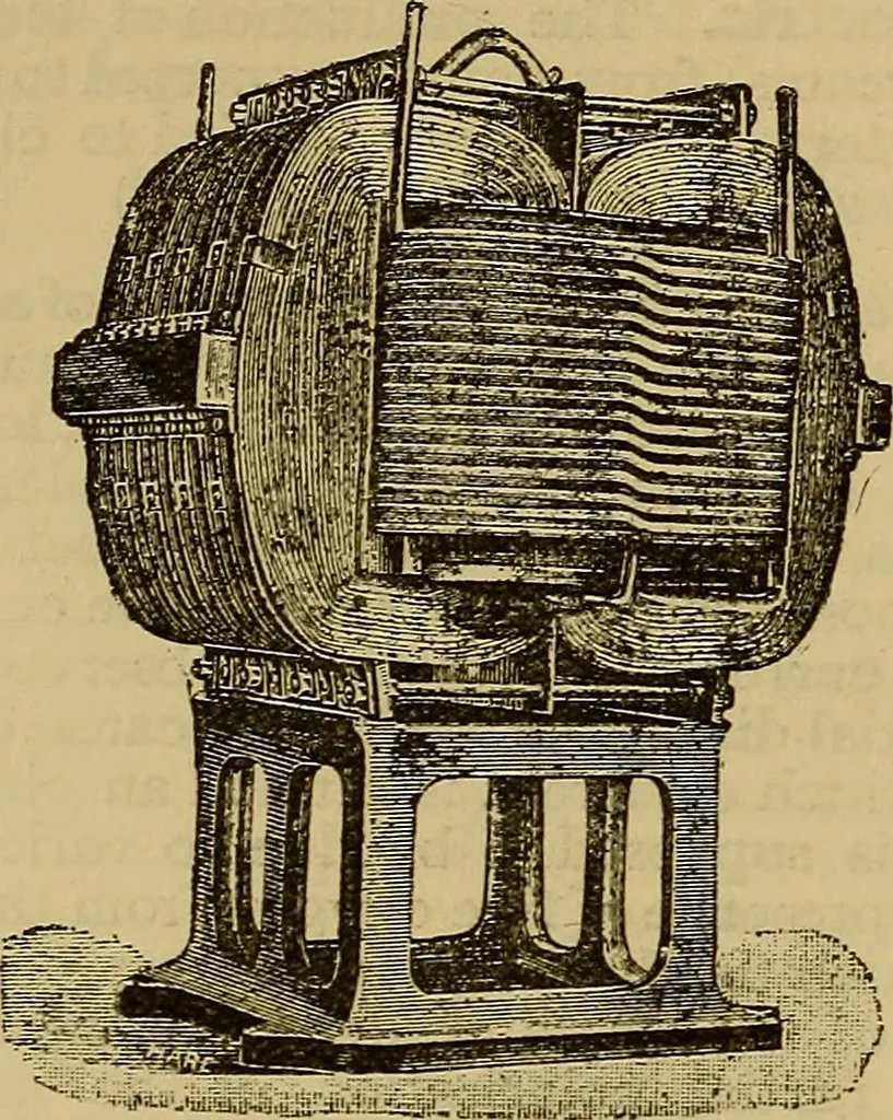 An illustration from The standard electrical dictionary : a popular encyclopaedia of words and terms used in the practice of electrical engineering, 1898, leaf 155