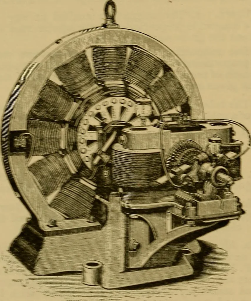 An illustration from The standard electrical dictionary : a popular encyclopaedia of words and terms used in the practice of electrical engineering, 1898, leaf 199