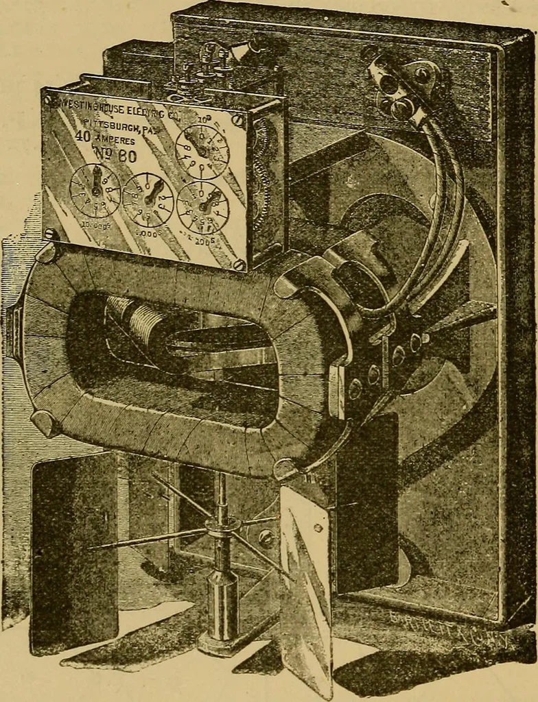 An illustration from The standard electrical dictionary : a popular encyclopaedia of words and terms used in the practice of electrical engineering, 1898, leaf 377