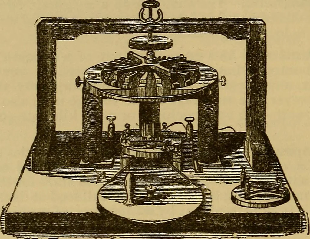 An illustration from The standard electrical dictionary : a popular encyclopaedia of words and terms used in the practice of electrical engineering, 1898, leaf 405