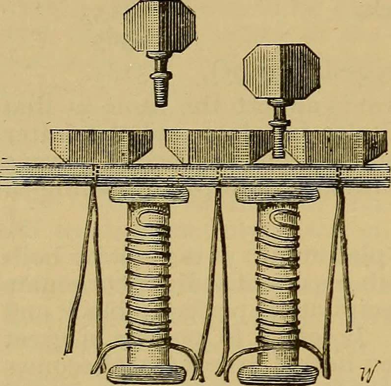 An illustration from The standard electrical dictionary : a popular encyclopaedia of words and terms used in the practice of electrical engineering, 1898, leaf 425