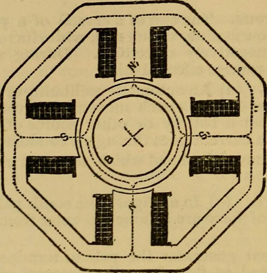 An illustration from The standard electrical dictionary : a popular encyclopaedia of words and terms used in the practice of electrical engineering, 1898, leaf 431