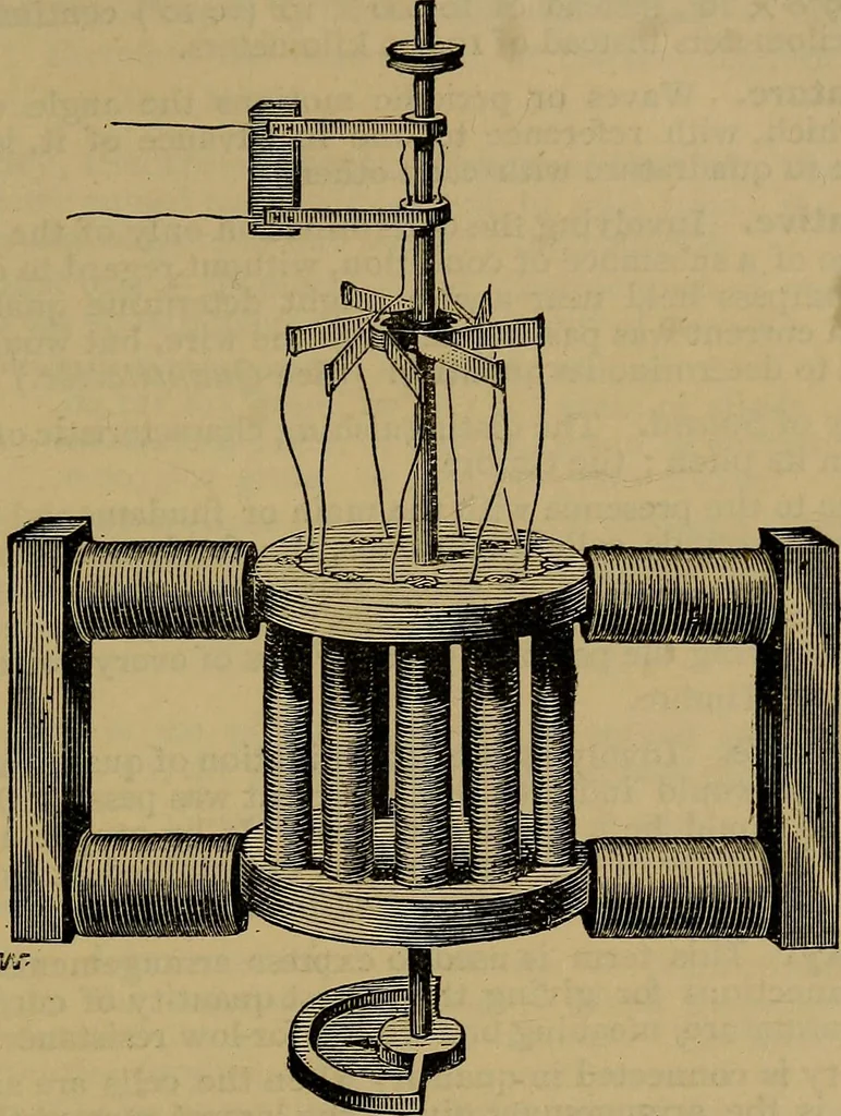 An illustration from The standard electrical dictionary : a popular encyclopaedia of words and terms used in the practice of electrical engineering, 1898, leaf 448