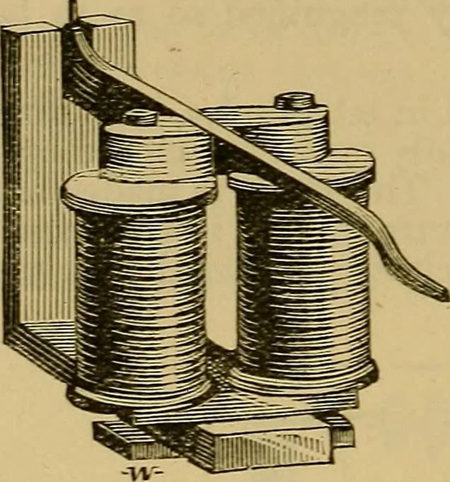 An illustration from The standard electrical dictionary : a popular encyclopaedia of words and terms used in the practice of electrical engineering, 1898, leaf 463