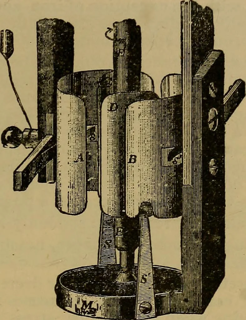 An illustration from The standard electrical dictionary : a popular encyclopaedia of words and terms used in the practice of electrical engineering, 1898, leaf 466