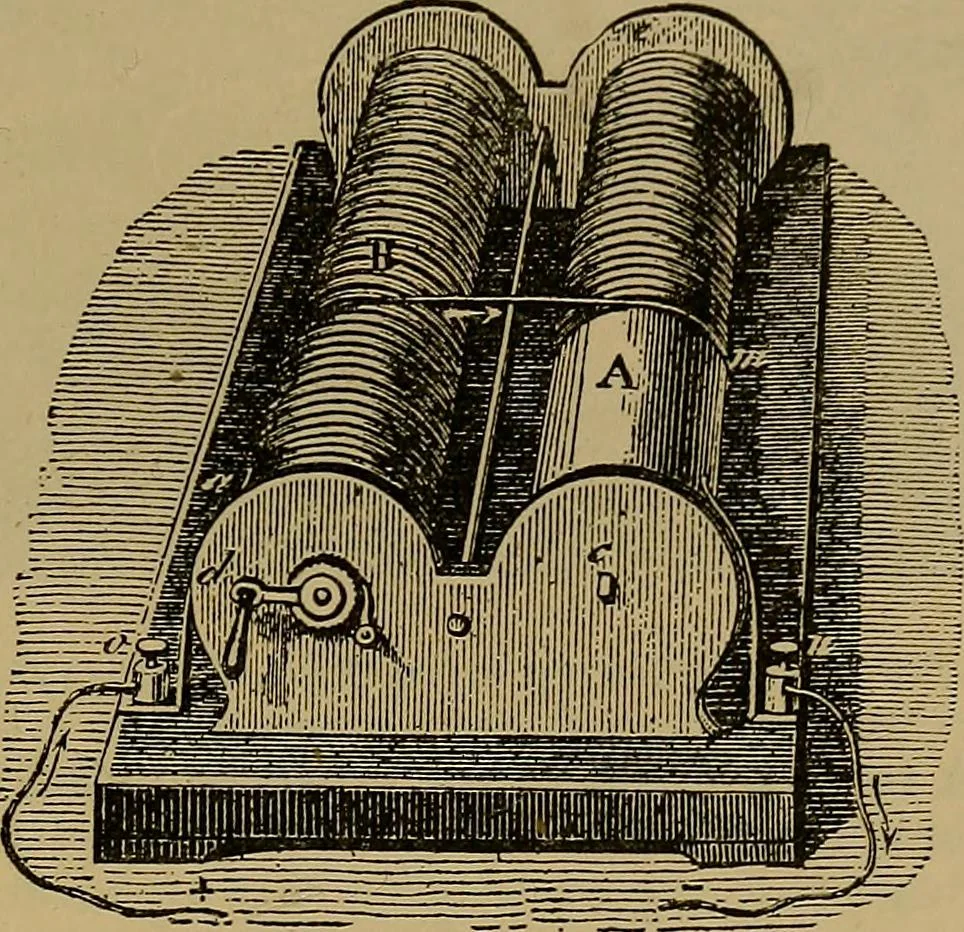 An illustration from The standard electrical dictionary : a popular encyclopaedia of words and terms used in the practice of electrical engineering, 1898, leaf 478