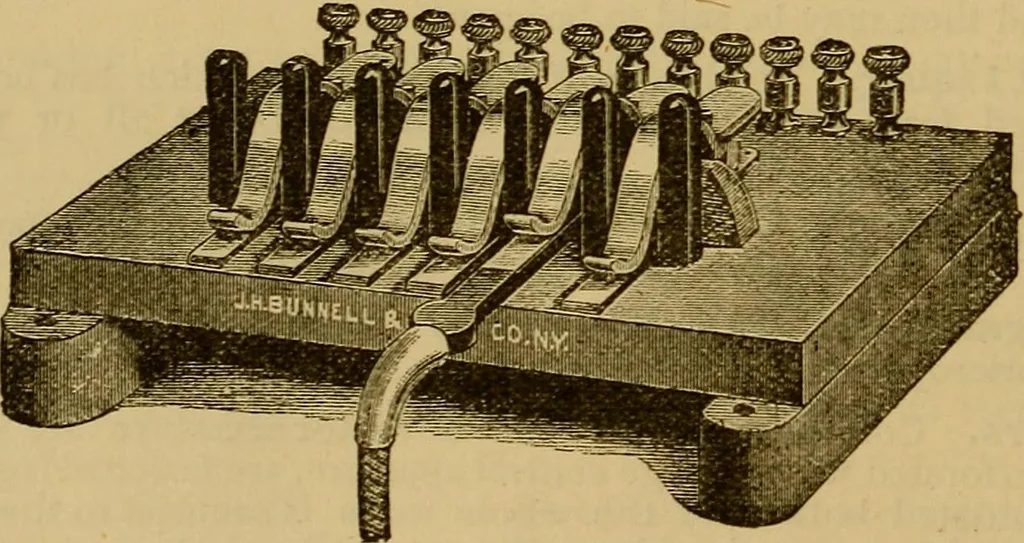 An illustration from The standard electrical dictionary : a popular encyclopaedia of words and terms used in the practice of electrical engineering, 1898, leaf 497