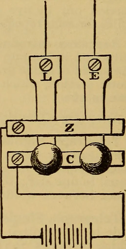 An illustration from The standard electrical dictionary : a popular encyclopaedia of words and terms used in the practice of electrical engineering, 1898, leaf 525