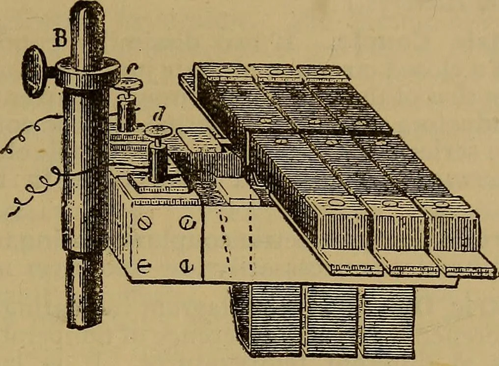 An illustration from The standard electrical dictionary : a popular encyclopaedia of words and terms used in the practice of electrical engineering, 1898, leaf 536