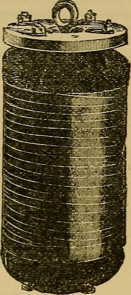 An illustration from The standard electrical dictionary : a popular encyclopaedia of words and terms used in the practice of electrical engineering, 1898, leaf 553