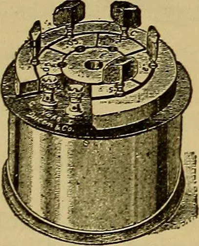 An illustration from The standard electrical dictionary : a popular encyclopaedia of words and terms used in the practice of electrical engineering, 1898, leaf 597