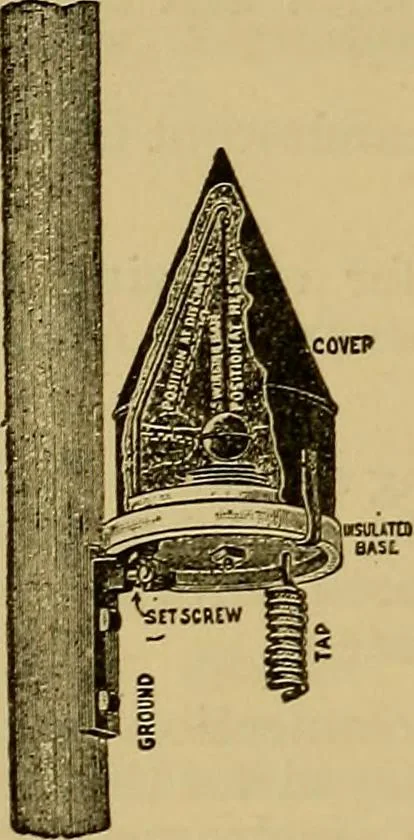 An illustration from The standard electrical dictionary : a popular encyclopaedia of words and terms used in the practice of electrical engineering, 1898, leaf 613