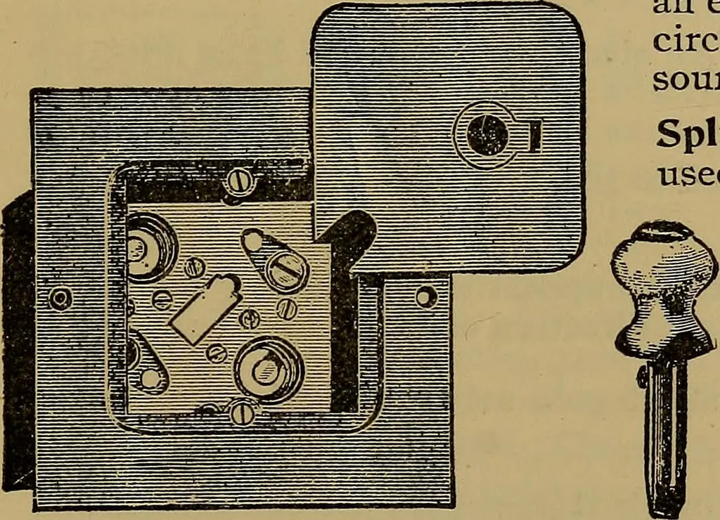 An illustration from The standard electrical dictionary : a popular encyclopaedia of words and terms used in the practice of electrical engineering, 1898, leaf 626