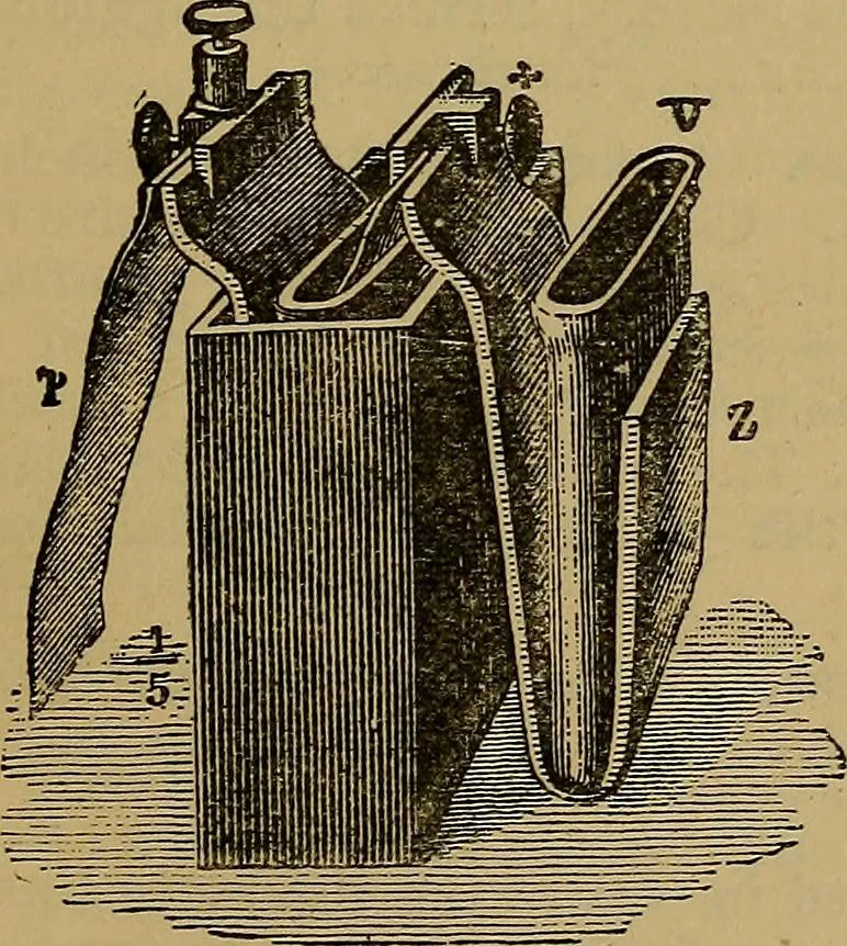 An illustration from The standard electrical dictionary : a popular encyclopaedia of words and terms used in the practice of electrical engineering, 1898, leaf 70