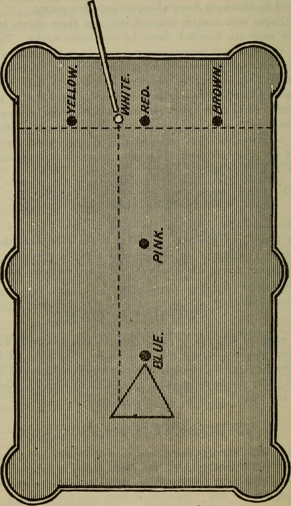 An illustration from The standard Hoyle; a complete guide and reliable authority upon all games of chance or skill now played in the United States whether of native or foreign introduction, 1904, leaf 421