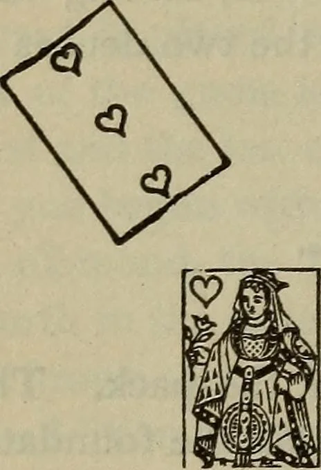 An illustration from The standard Hoyle; a complete guide and reliable authority upon all games of chance or skill now played in the United States whether of native or foreign introduction, 1904, leaf 445