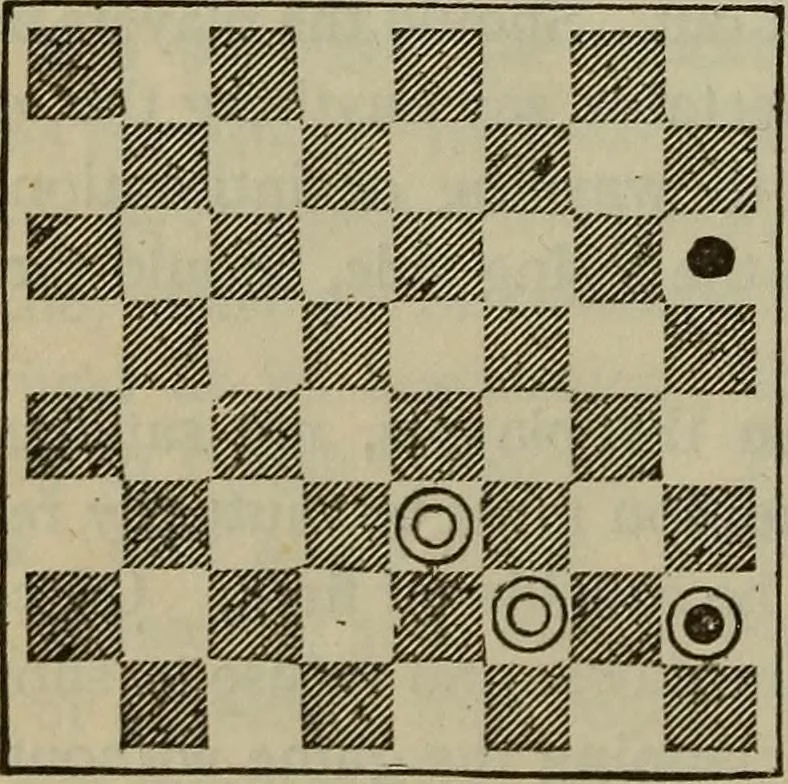 An illustration from The standard Hoyle; a complete guide and reliable authority upon all games of chance or skill now played in the United States whether of native or foreign introduction, 1904, leaf 463