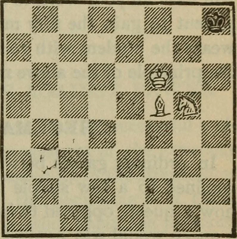An illustration from The standard Hoyle; a complete guide and reliable authority upon all games of chance or skill now played in the United States whether of native or foreign introduction, 1904, leaf 502