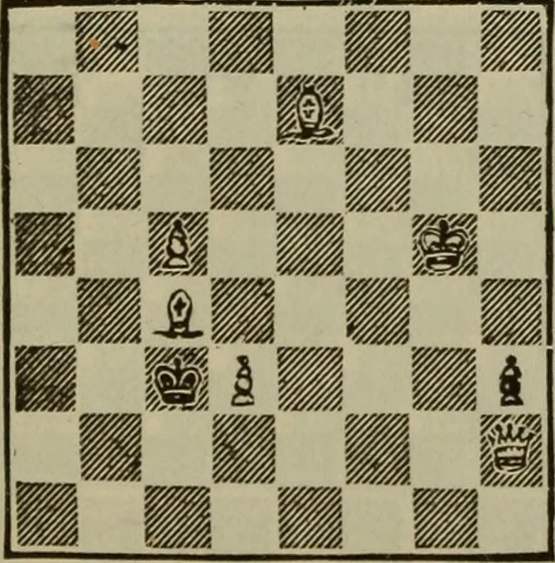 An illustration from The standard Hoyle; a complete guide and reliable authority upon all games of chance or skill now played in the United States whether of native or foreign introduction, 1904, leaf 536