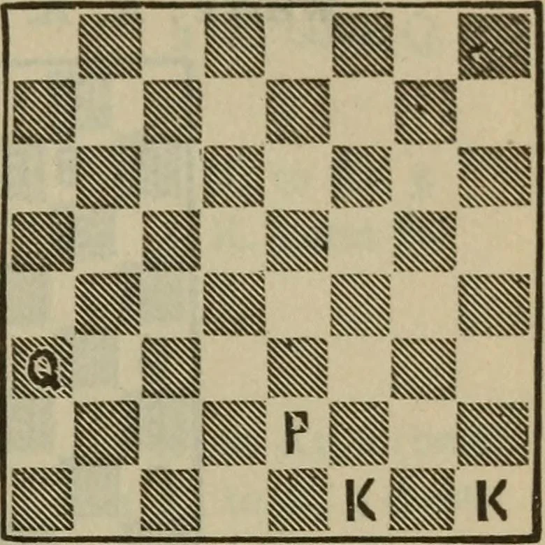 An illustration from The standard Hoyle; a complete guide and reliable authority upon all games of chance or skill now played in the United States whether of native or foreign introduction, 1904, leaf 538