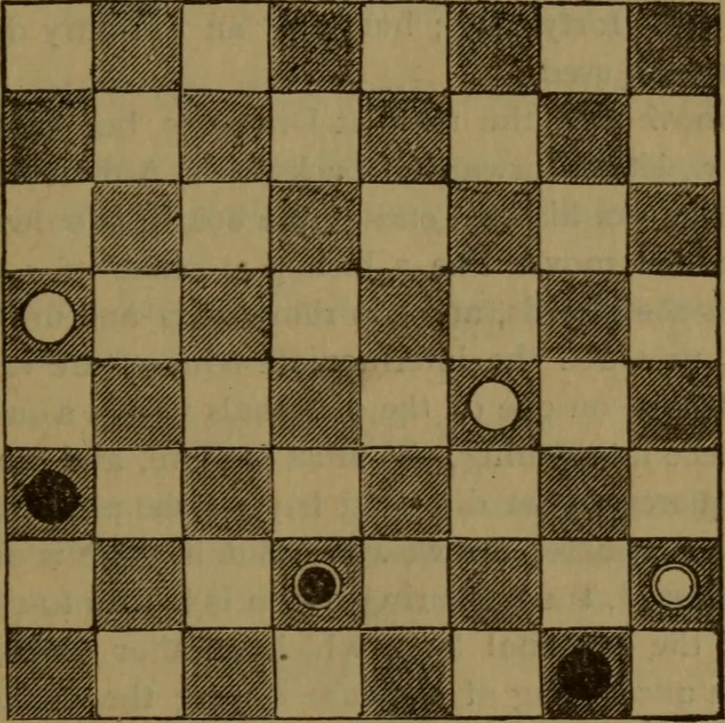 An illustration from The standard Hoyle; a complete guide and reliable authority upon all games of chance or skill now played in the United States, whether of native or foreign introduction, 1912, leaf 452