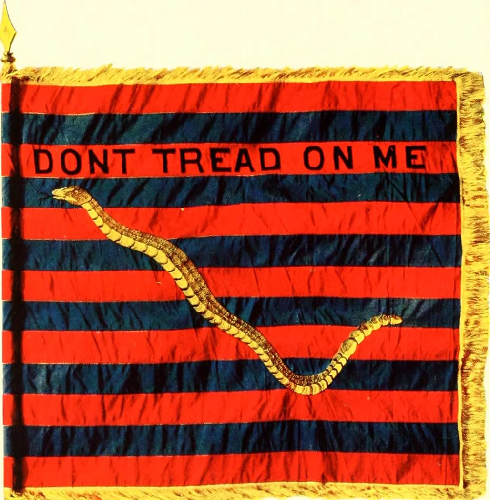 An illustration from The standards, flags and banners of the Pennsylvania Society of Sons of the Revolution, 1913, leaf 43