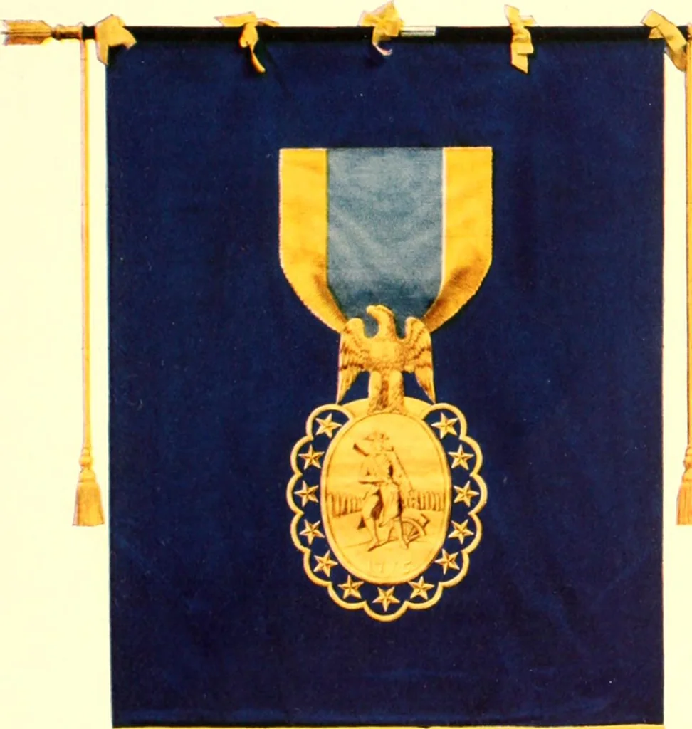 An illustration from The standards, flags and banners of the Pennsylvania Society of Sons of the Revolution, 1913, leaf 88