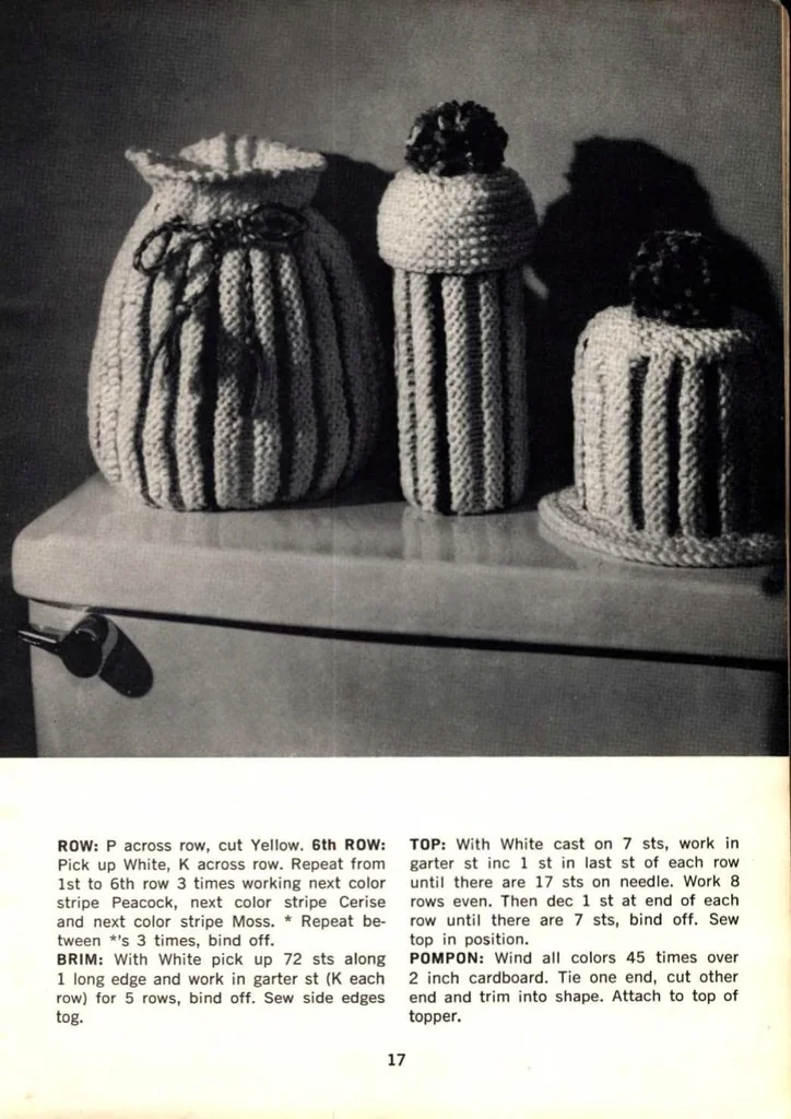 An illustration from Star Book No. 207: Make It With Aunt Lydia's Rug Yarn, 1967, leaf 16