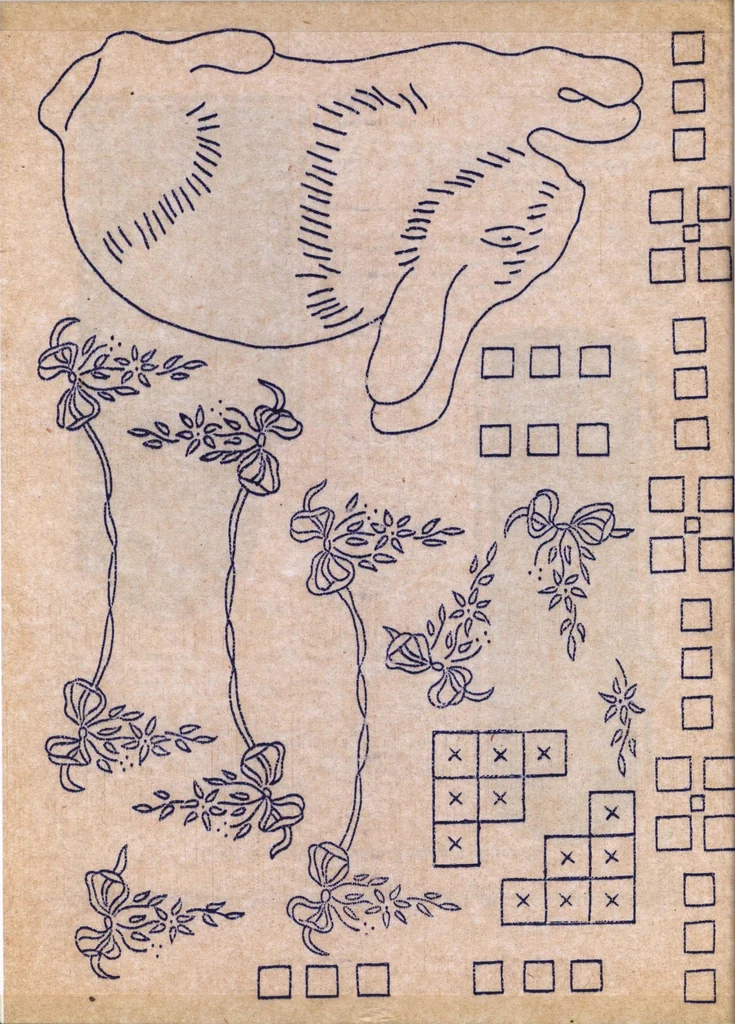 An illustration from Star Needlework Journal (January, 1925), 1925, leaf 13