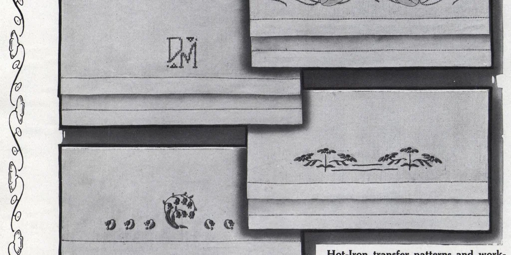 An illustration from Star Needlework Journal (February, 1925), 1925, leaf 1