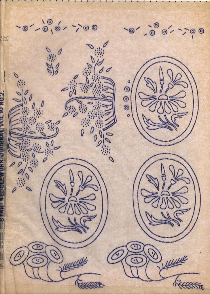 An illustration from Star Needlework Journal (February, 1925), 1925, leaf 13