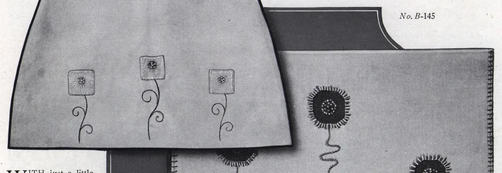 An illustration from Star Needlework Journal (February, 1925), 1925, leaf 15