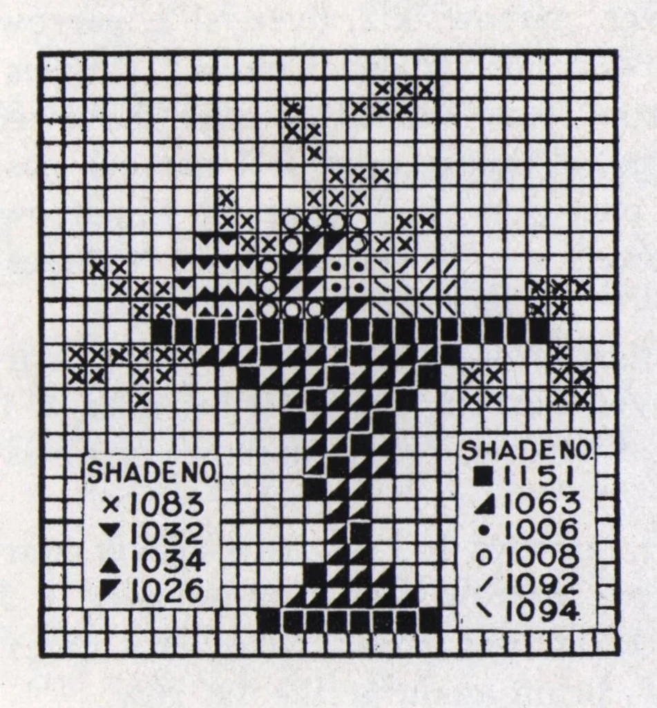 An illustration from Star Needlework Journal (February, 1925), 1925, leaf 16