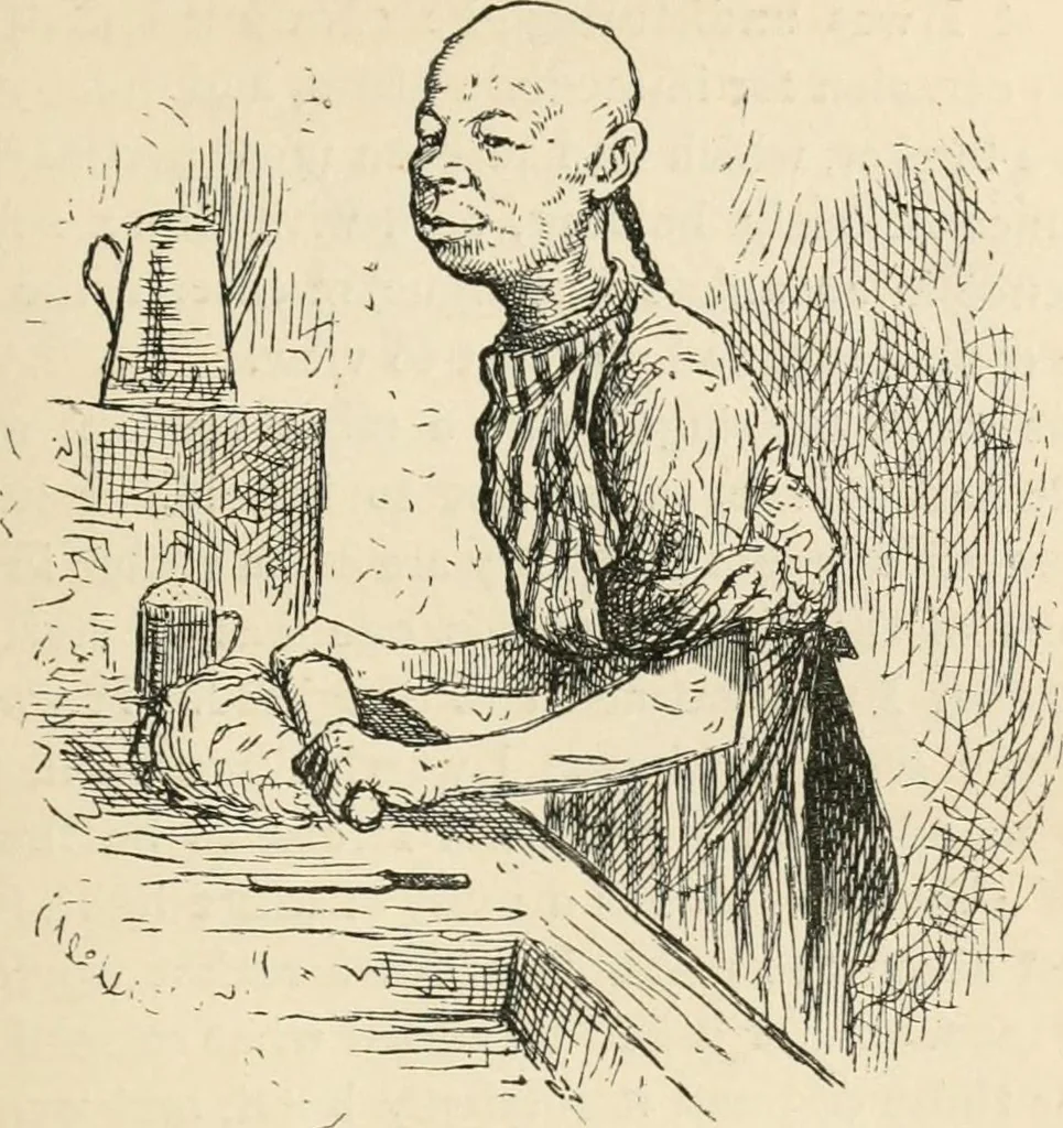 An illustration from Starboard and port: the "Nettie" along shore, 1876, leaf 32
