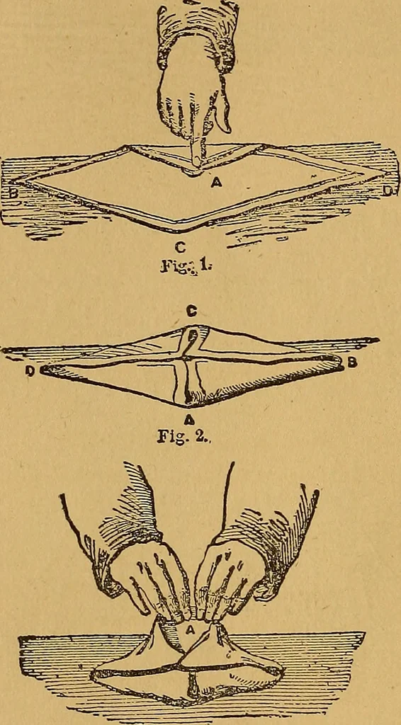 An illustration from The Star games, tricks and puzzles, 1893, leaf 19