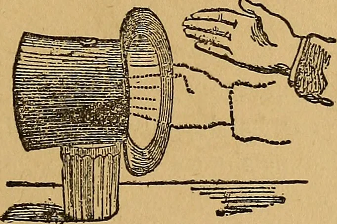 An illustration from The Star games, tricks and puzzles, 1893, leaf 20